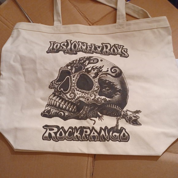 Los Lonely Boys Rockpango Tote Bag Canvas Garza Bros Memorabilia Rare Collection - Picture 2 of 12